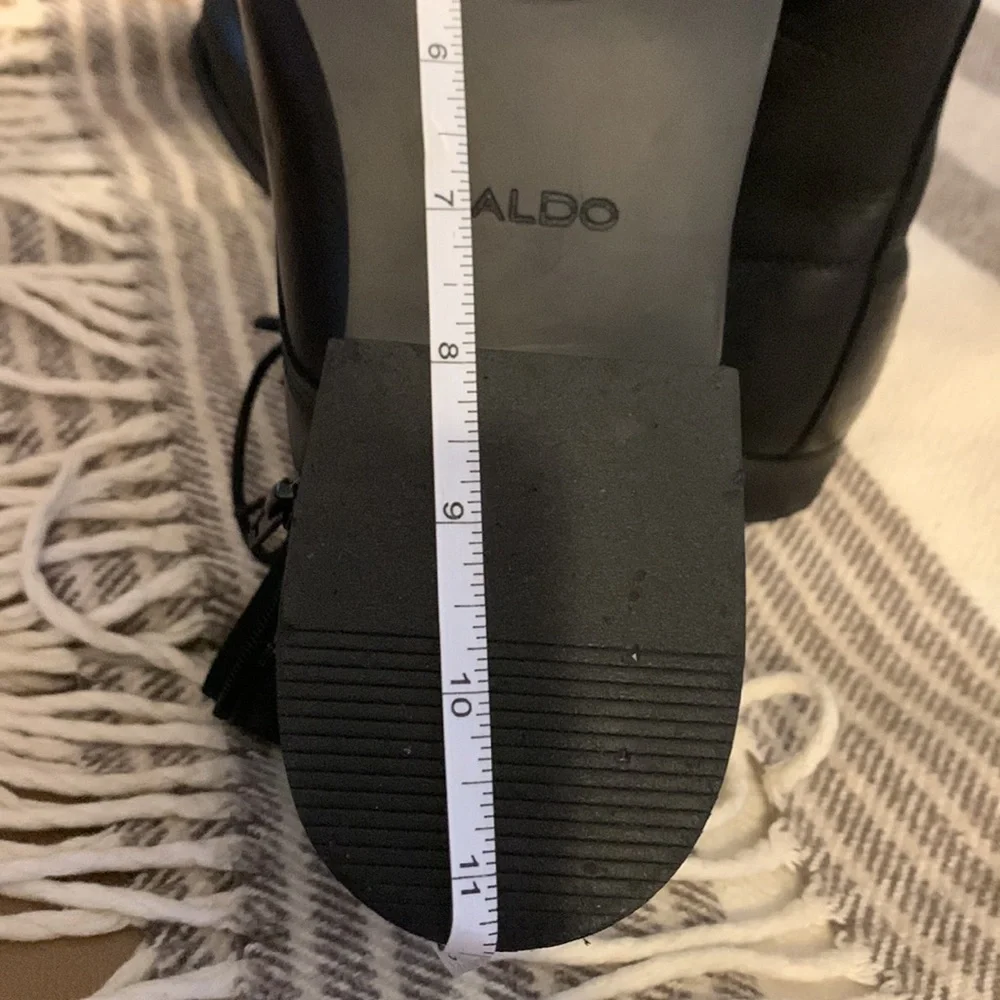 New ALDO Men’s Black Leather Dress Casual Chukka Boots